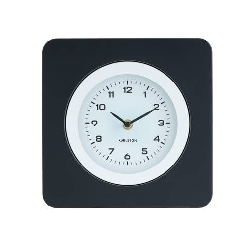 Karlsson wandklok New Vintage zwart afbeelding