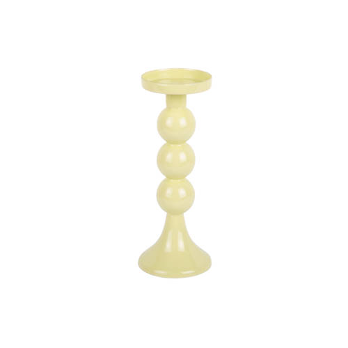 Present Time kandelaar Funky lichtgeel (23 cm) afbeelding