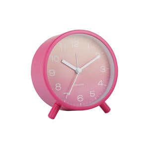 wekker Gradient roze (Ø11.5 cm)