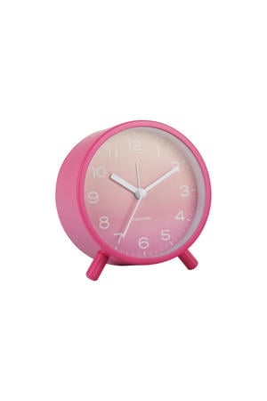wekker Gradient roze (Ø11.5 cm)