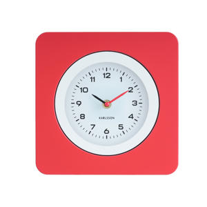 wandklok New Vintage rood 