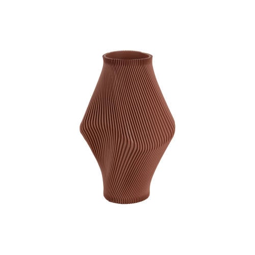 Present Time vaas Twisted Rib bruin afbeelding