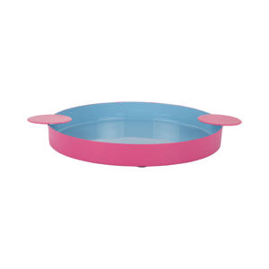 dienblad Funky blauw en roze 
