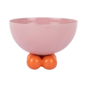 schaal Funky roze en oranje