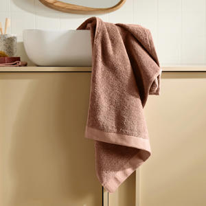 handdoek warmbruin (100x50 cm)