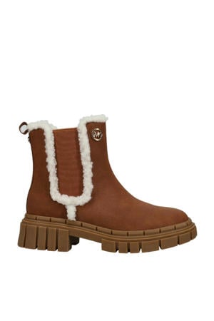 Blake gevoerde enkelboots cognac