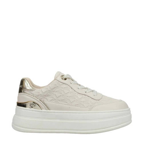 Michael Kors Hayes sneakers ecru/goud afbeelding