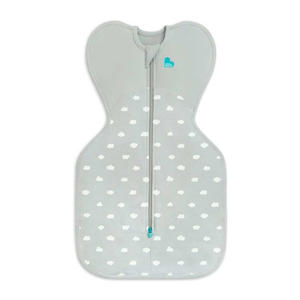 inbakerslaapzak Fase 1 Swaddle UP 1.5 Clouds Olive