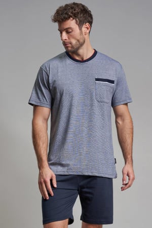 shortama donkerblauw
