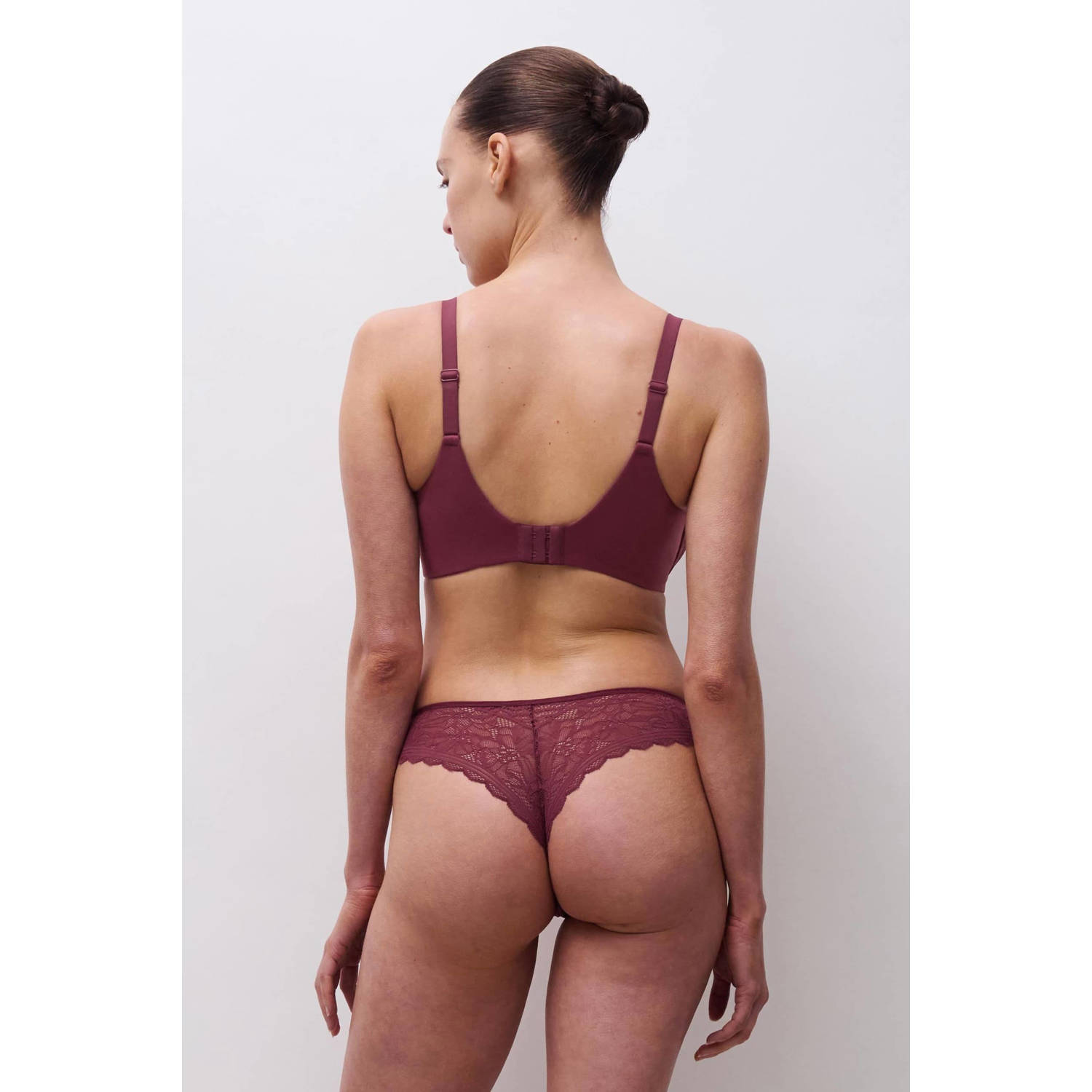 Chantelle EasyFeel voorgevormde beugelbh Floral Touch brique