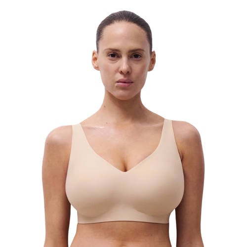 Chantelle seamless voorgevormde bh zonder beugel Soft Stretch Power beige afbeelding
