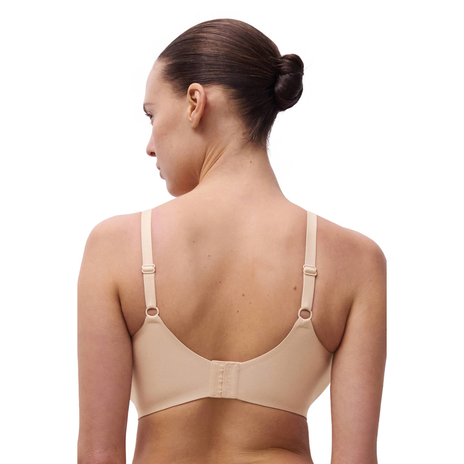 Chantelle seamless voorgevormde bh zonder beugel Soft Stretch Power beige