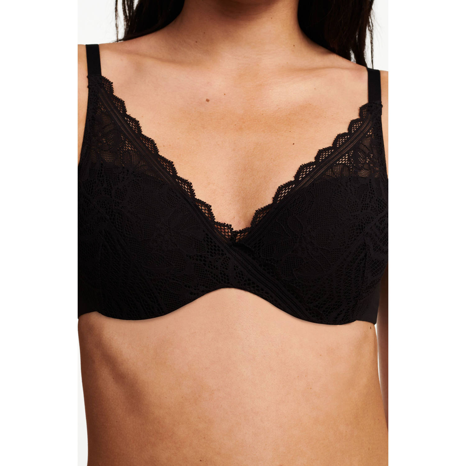 Chantelle EasyFeel voorgevormde beugelbh Floral Touch zwart
