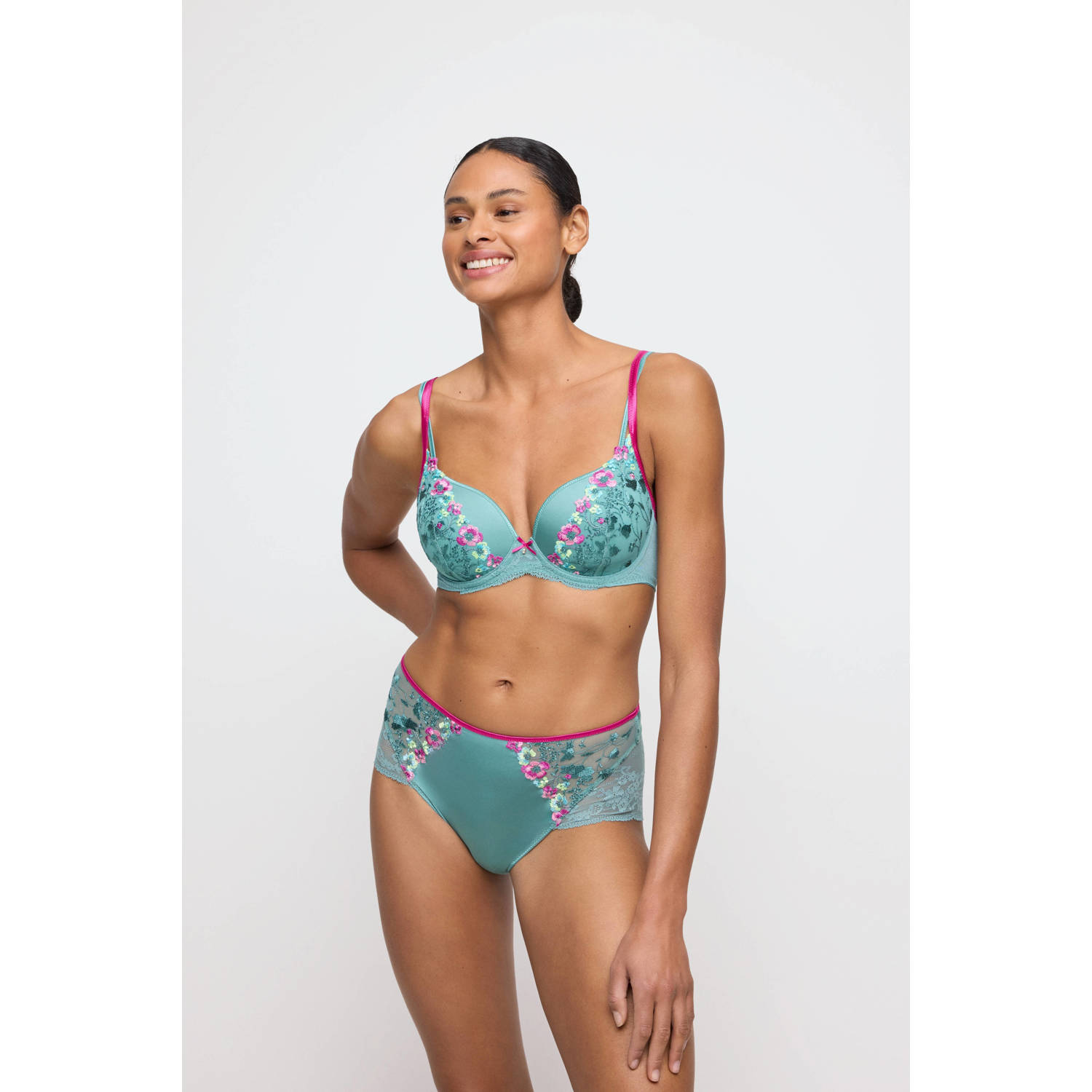 Marie Jo voorgevormde beugelbh Lizelot turquoise fuchsia