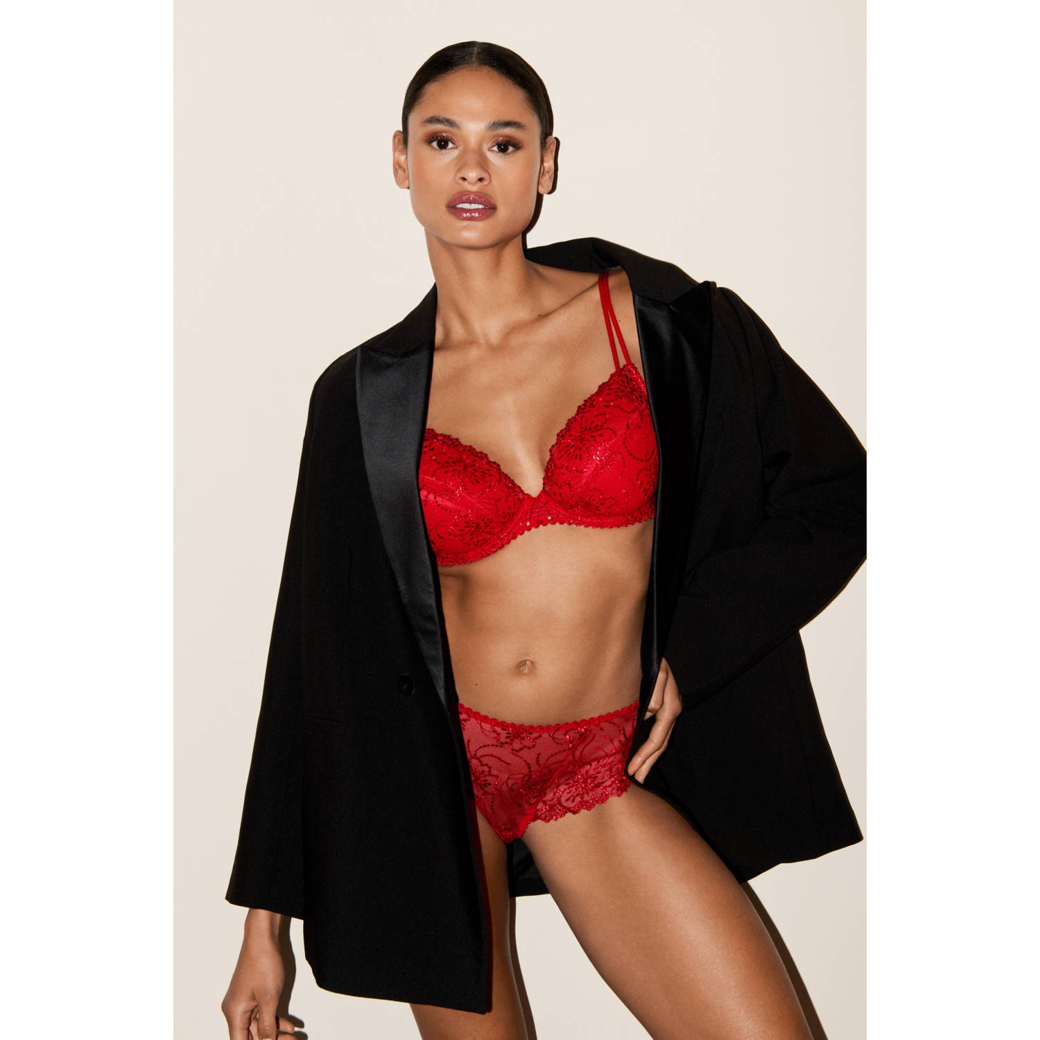 Marie Jo voorgevormde push-up bh Jane rood