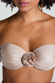 thumbnail: Hunkemöller voorgevormde strapless bandeau bikinitop Lima beige