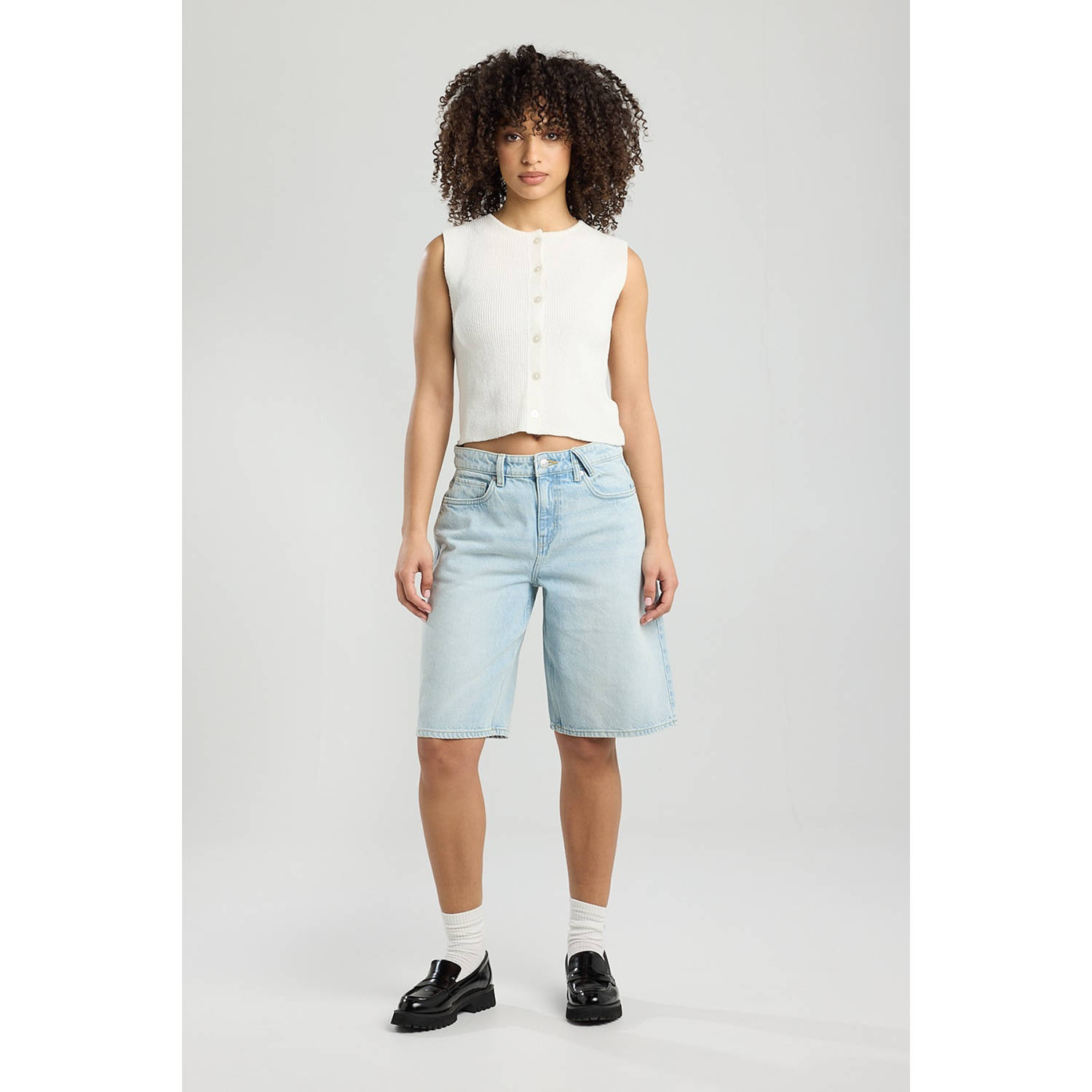 America Today korte jeans blauw