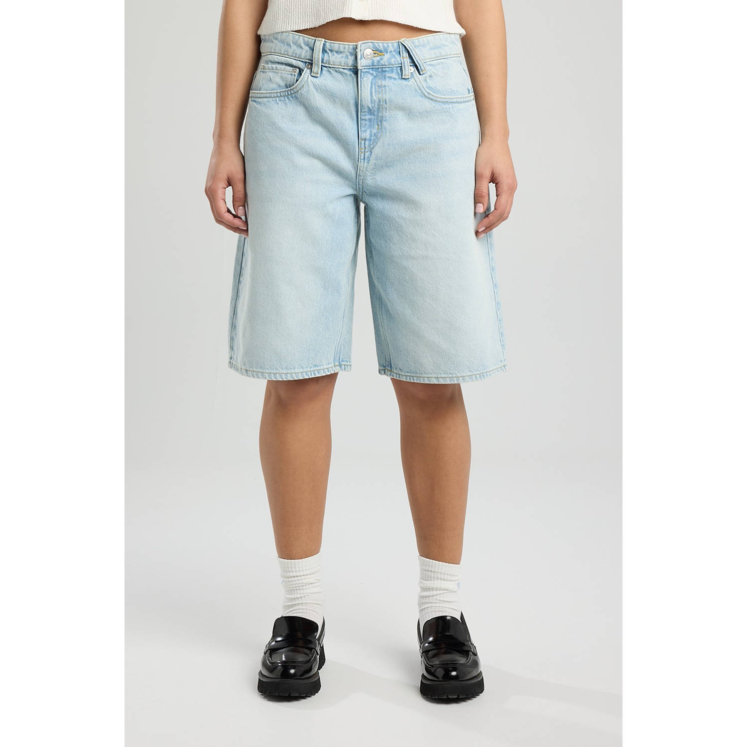 America Today korte jeans blauw