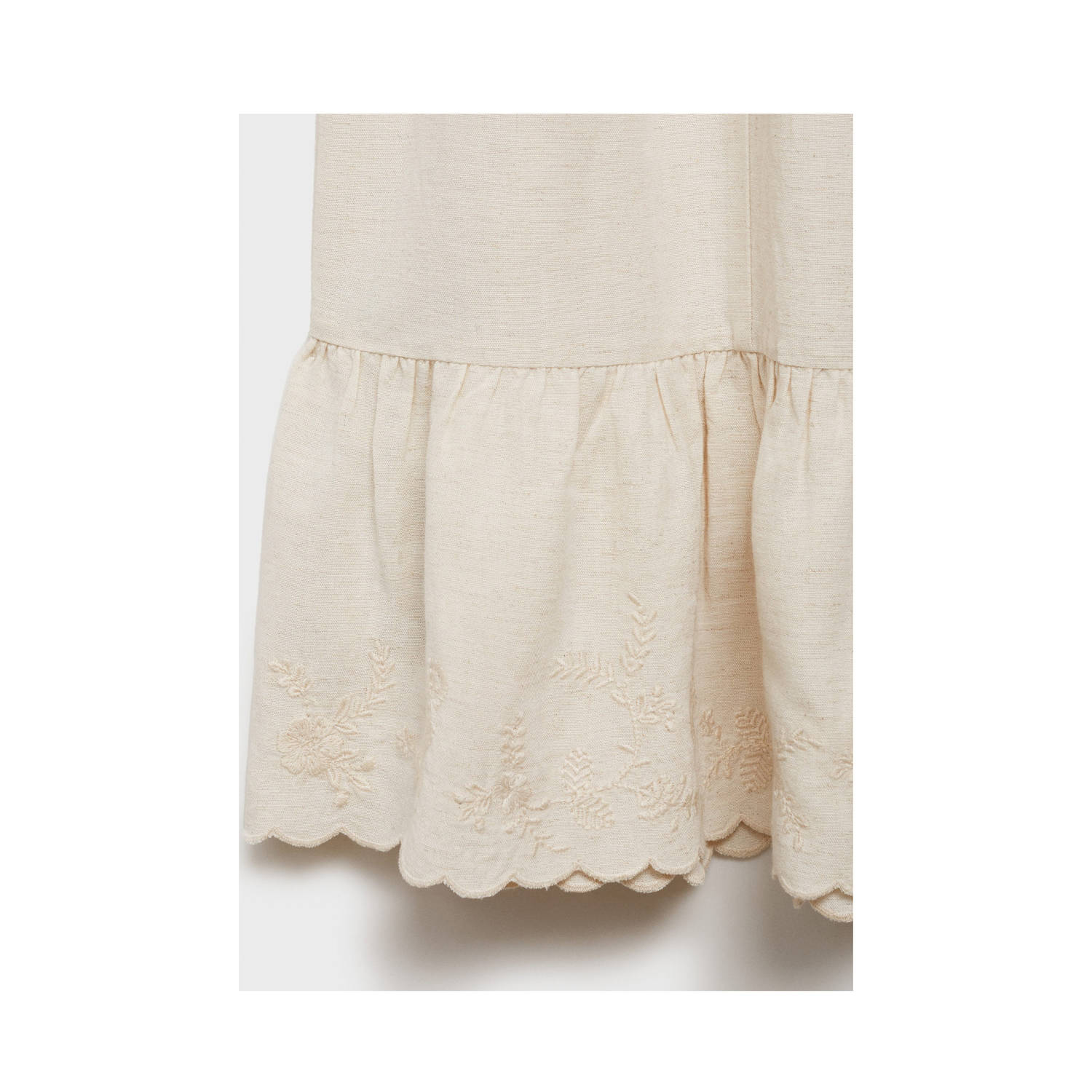 Mango Kids zomerjurk beige