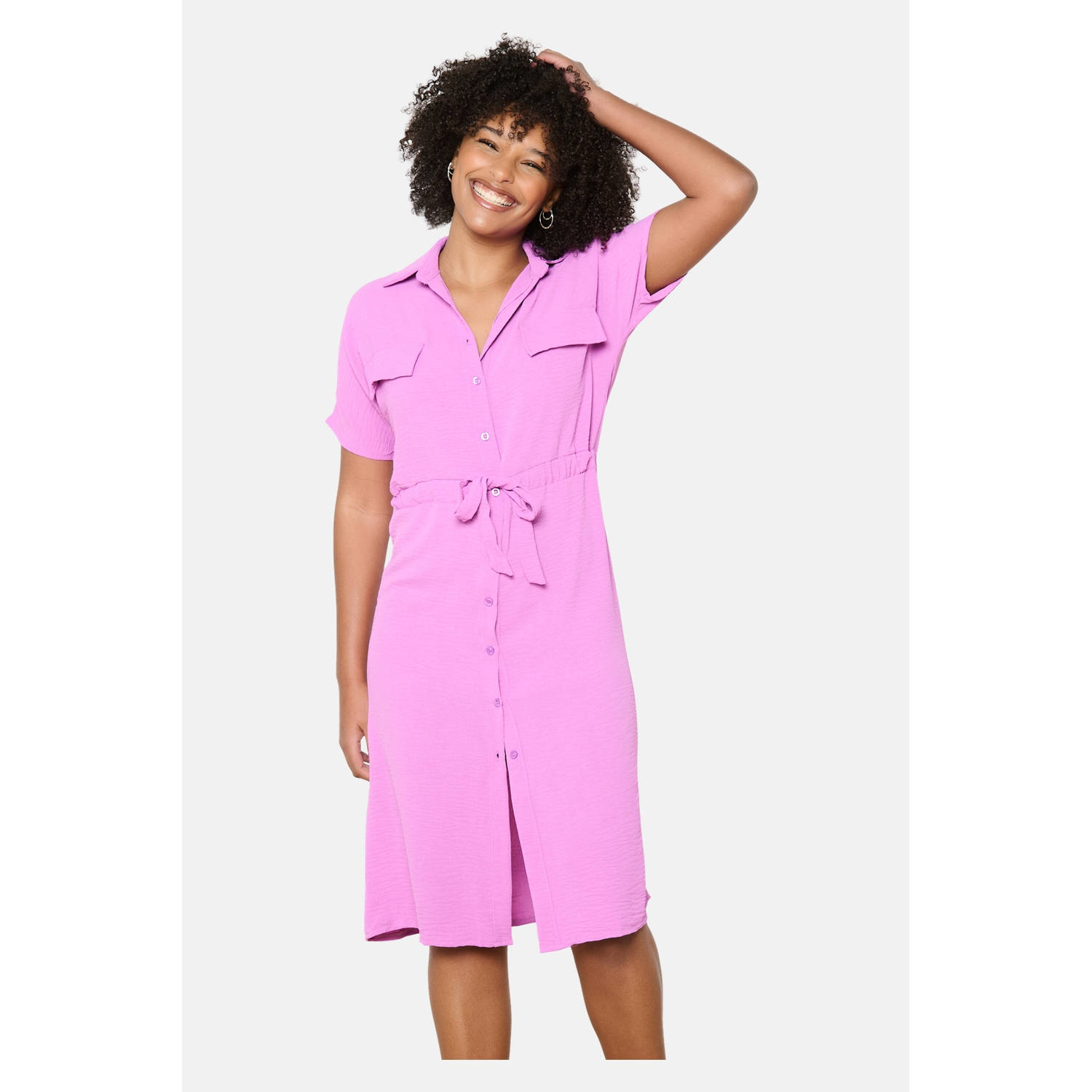 LOLALIZA blousejurk lila