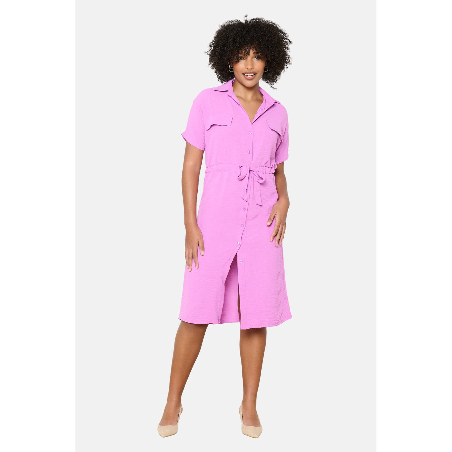 LOLALIZA blousejurk lila