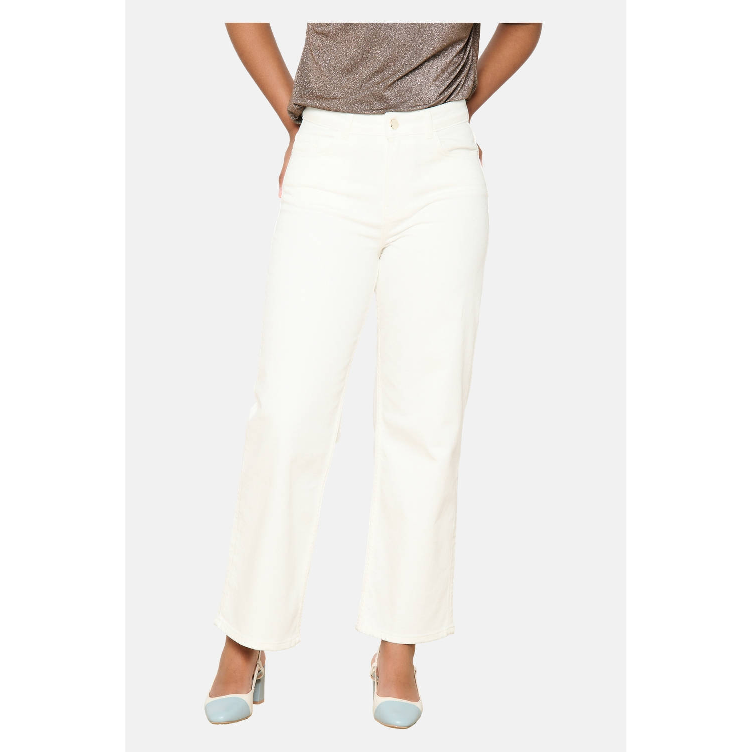 LOLALIZA high waist ecru
