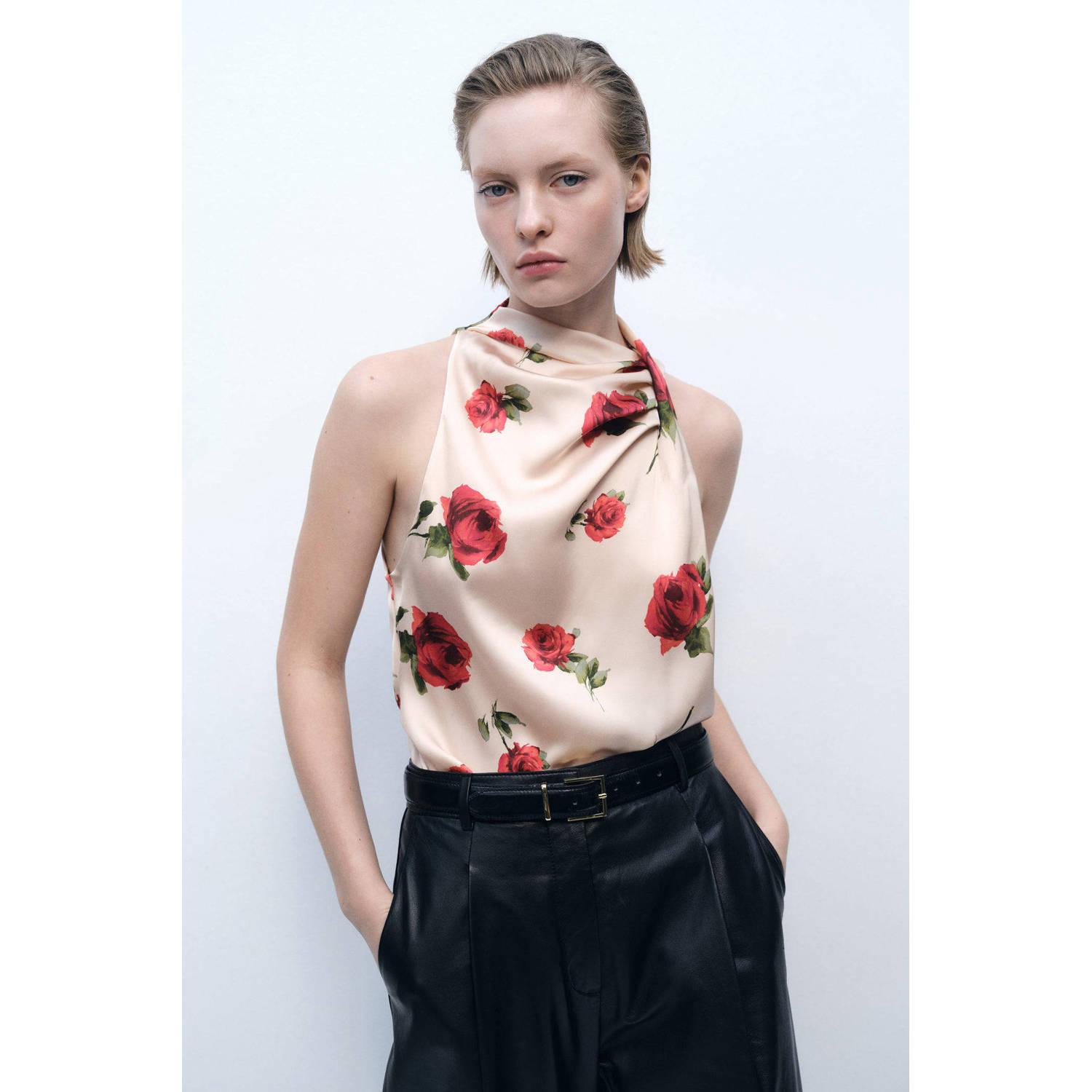 Mango top beige