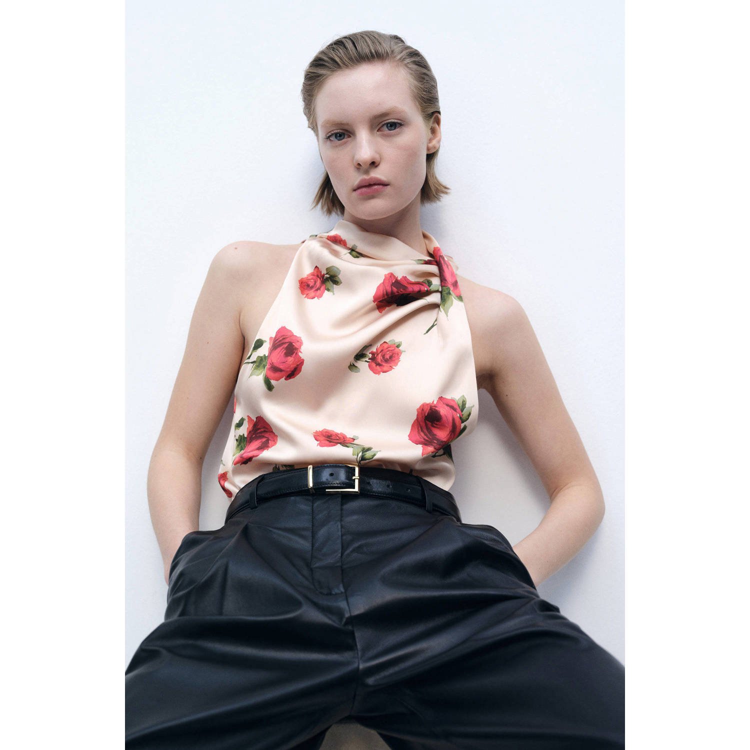 Mango top beige