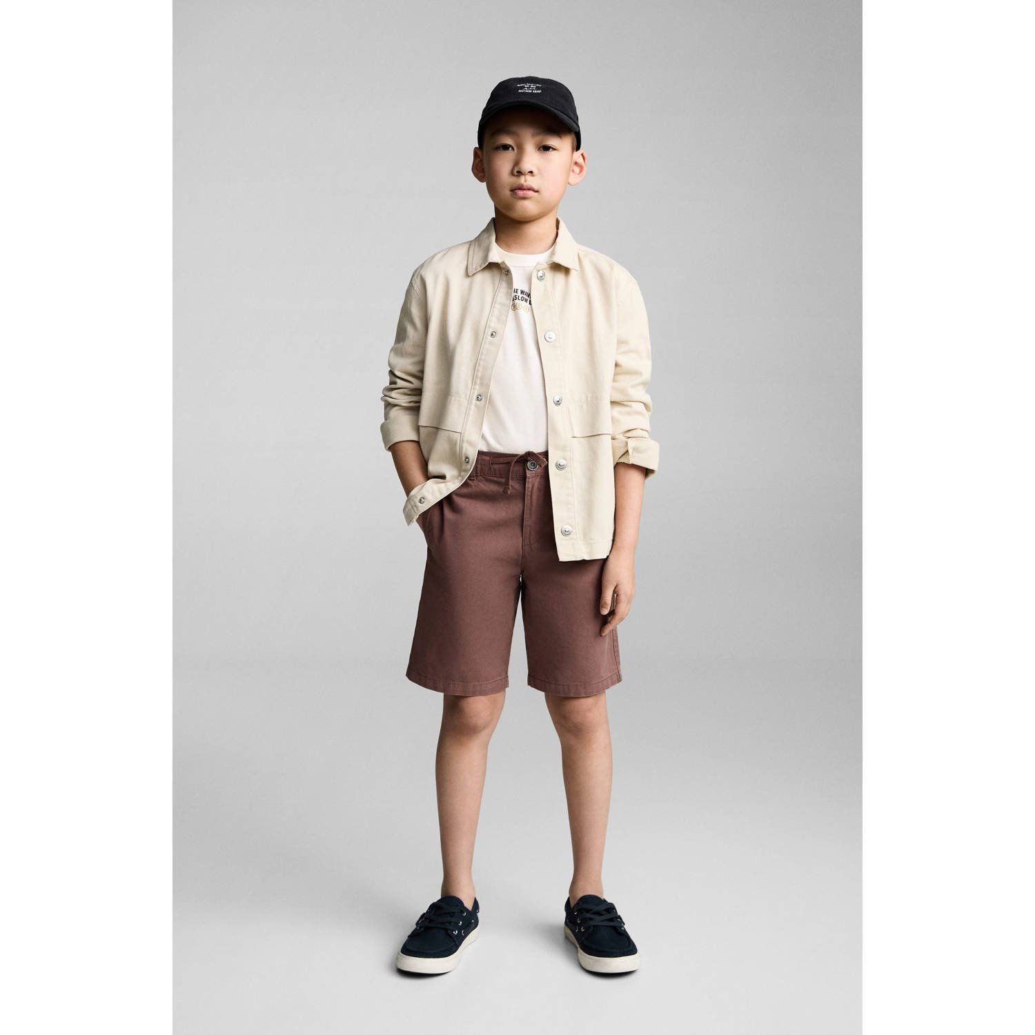 Mango Kids bermuda short donkerrood