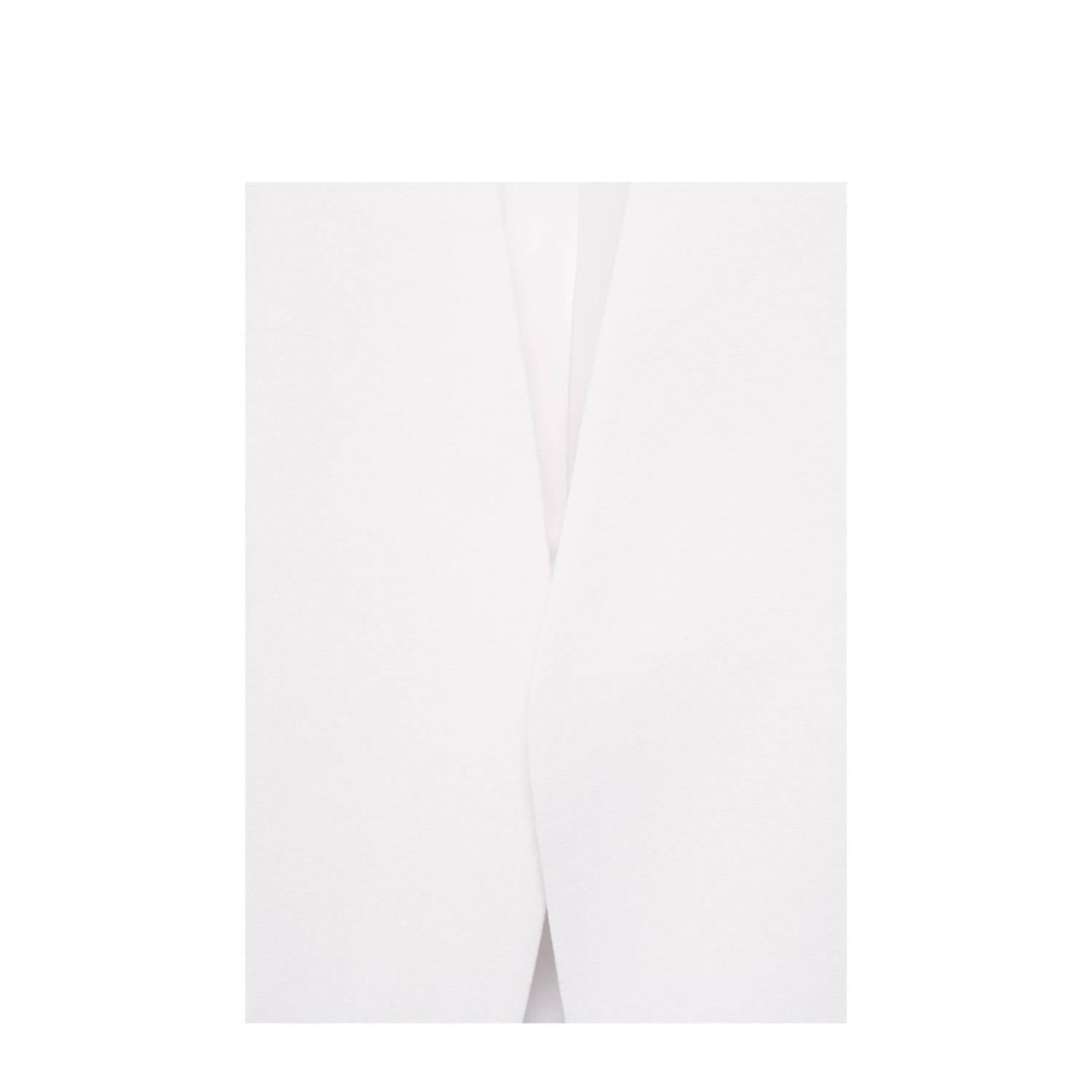 Mango getailleerde blazer ecru