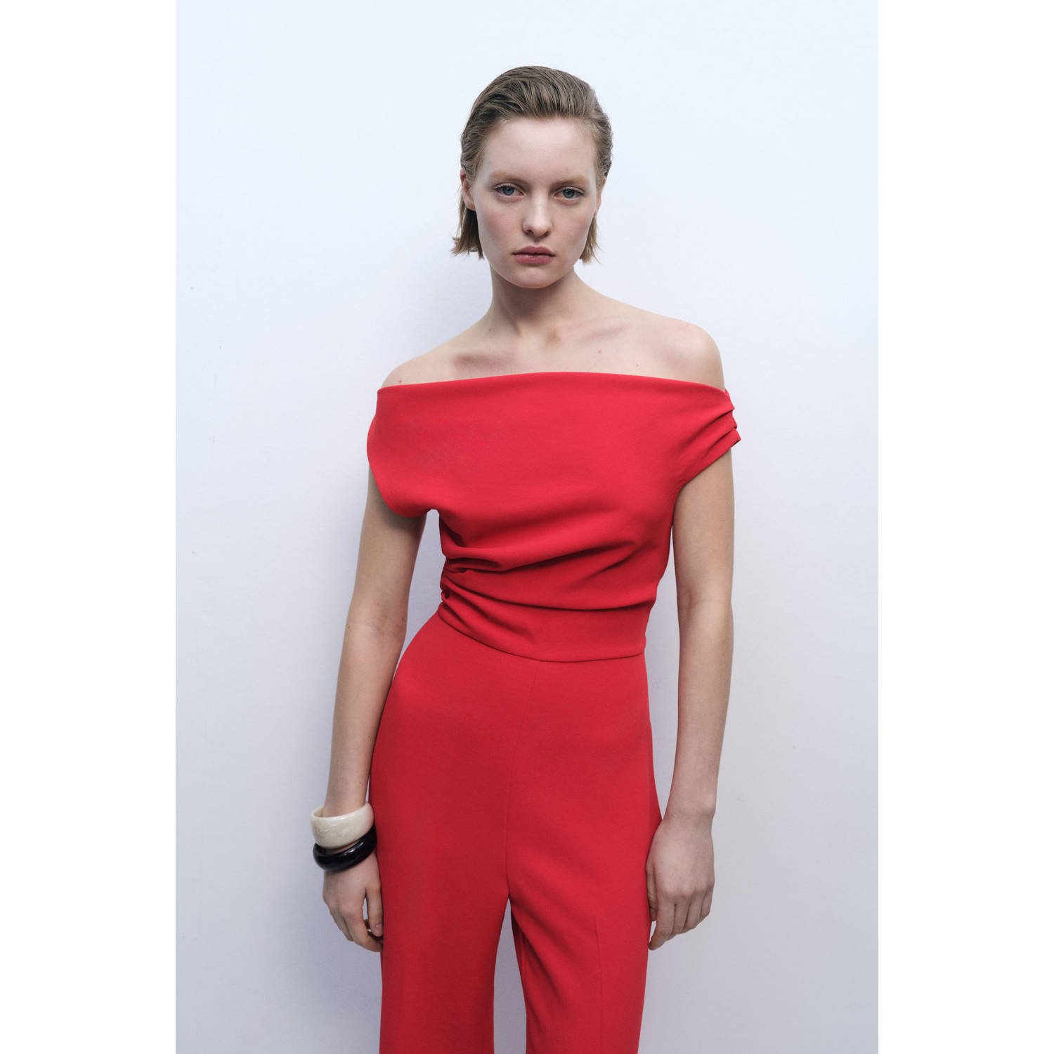 Mango jumpsuit rood