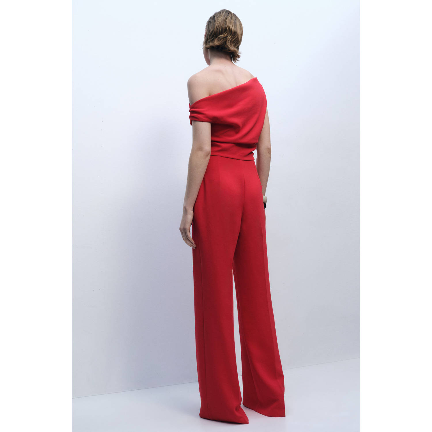 Mango jumpsuit rood