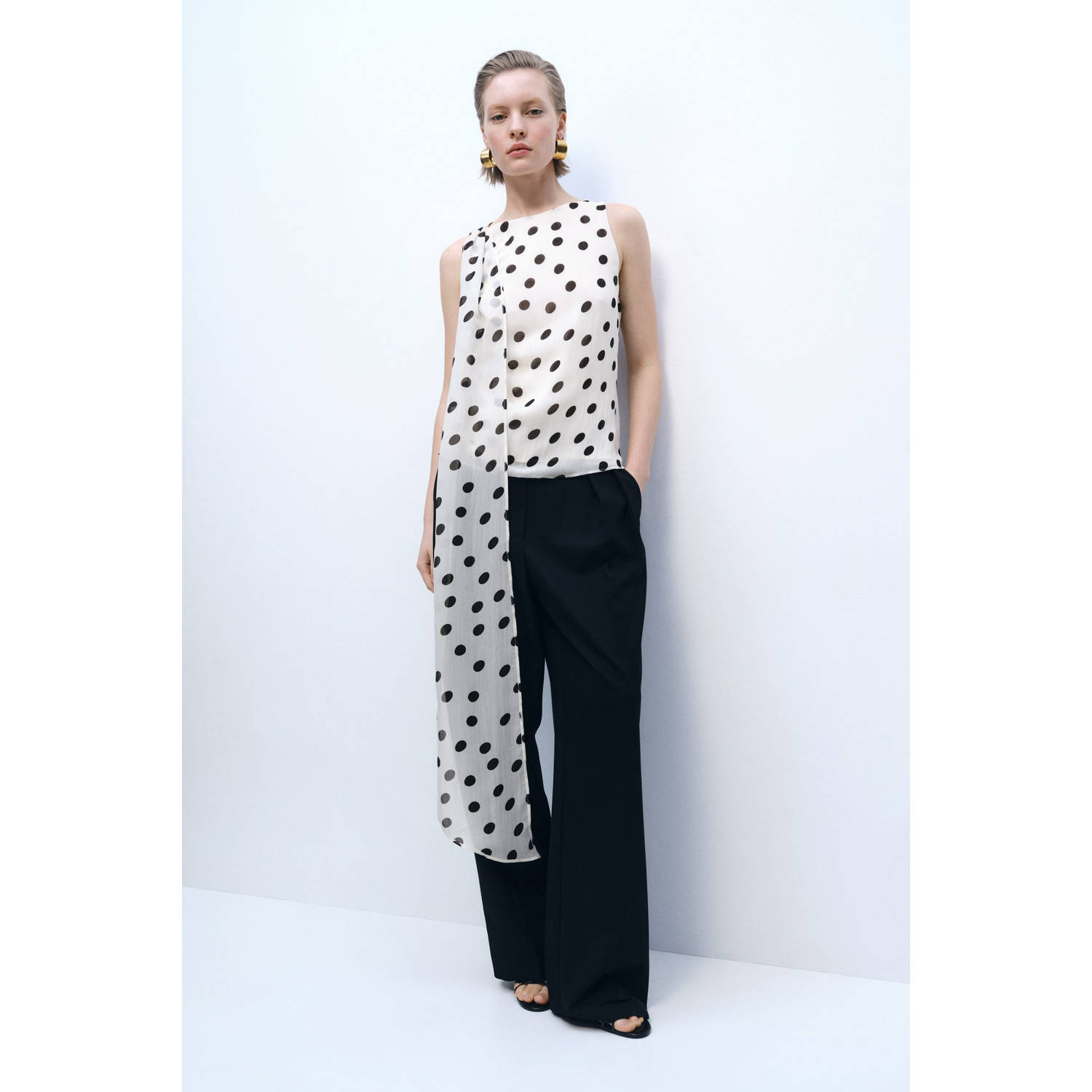 Mango top ecru