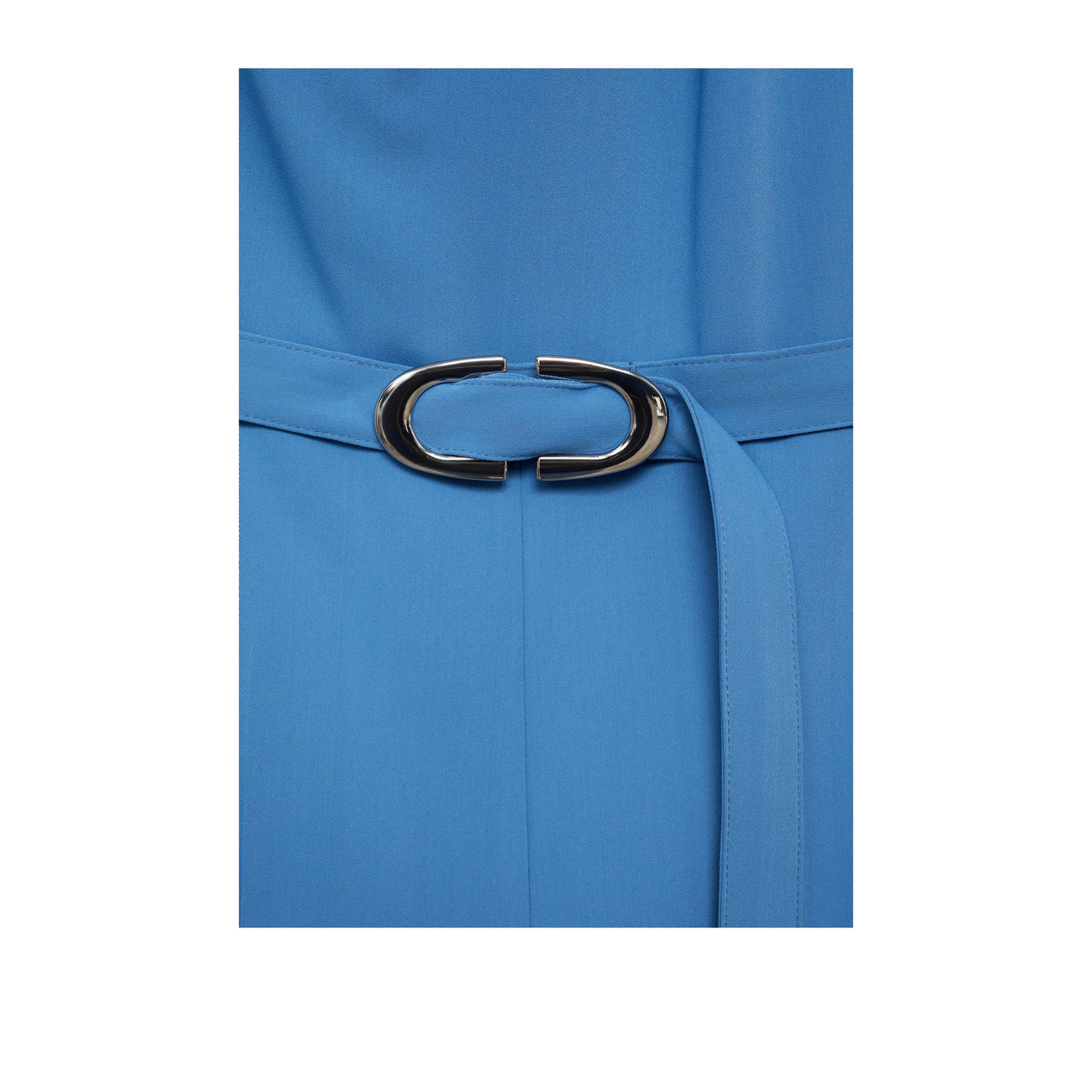 Mango wide leg jumpsuit blauw