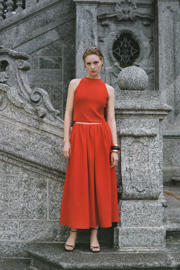 thumbnail: Mango midi rok rood