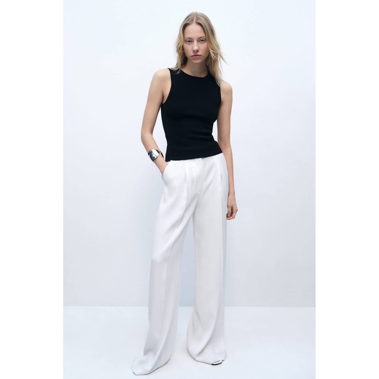 Mango top zwart