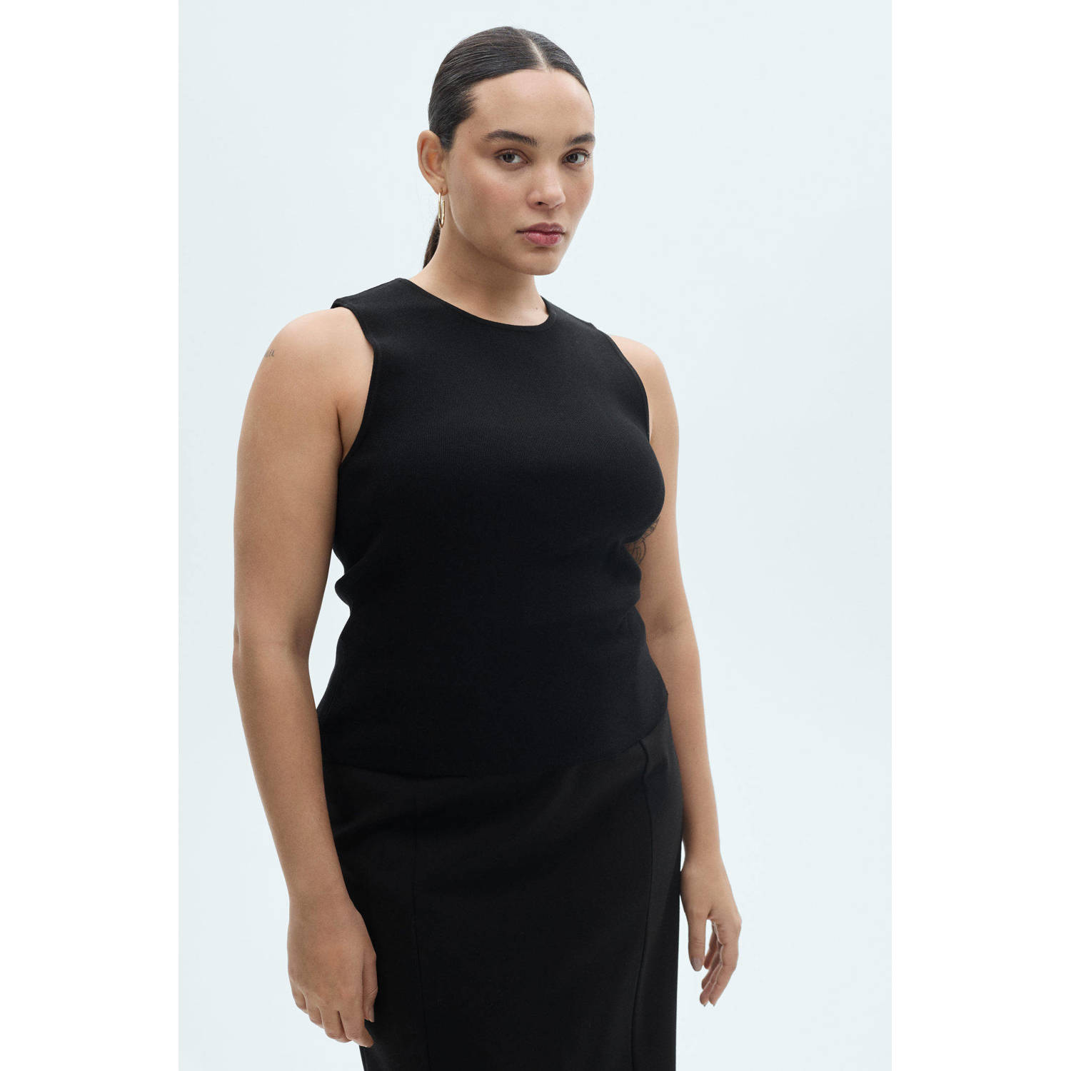 Mango top zwart