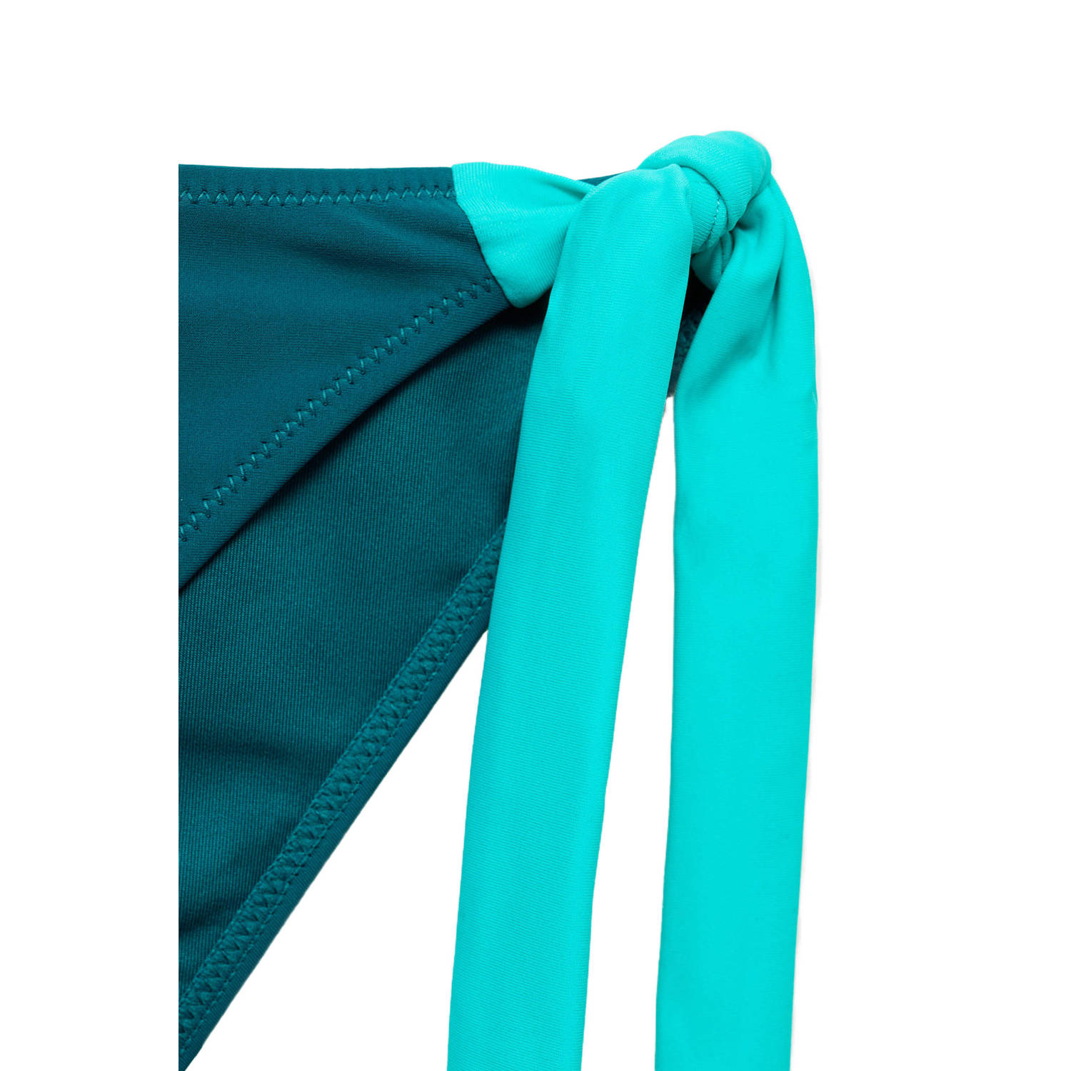 MANGO TEEN strapless bikini zeegroen turquoise