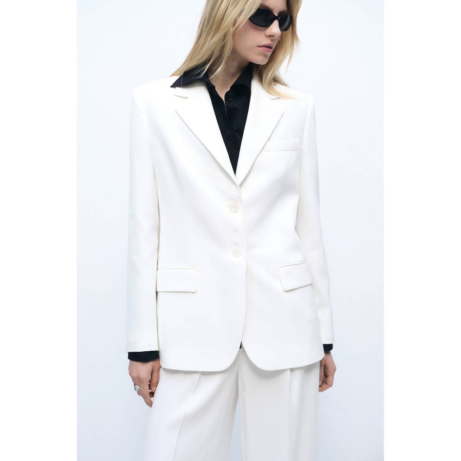 Mango regular blazer wit