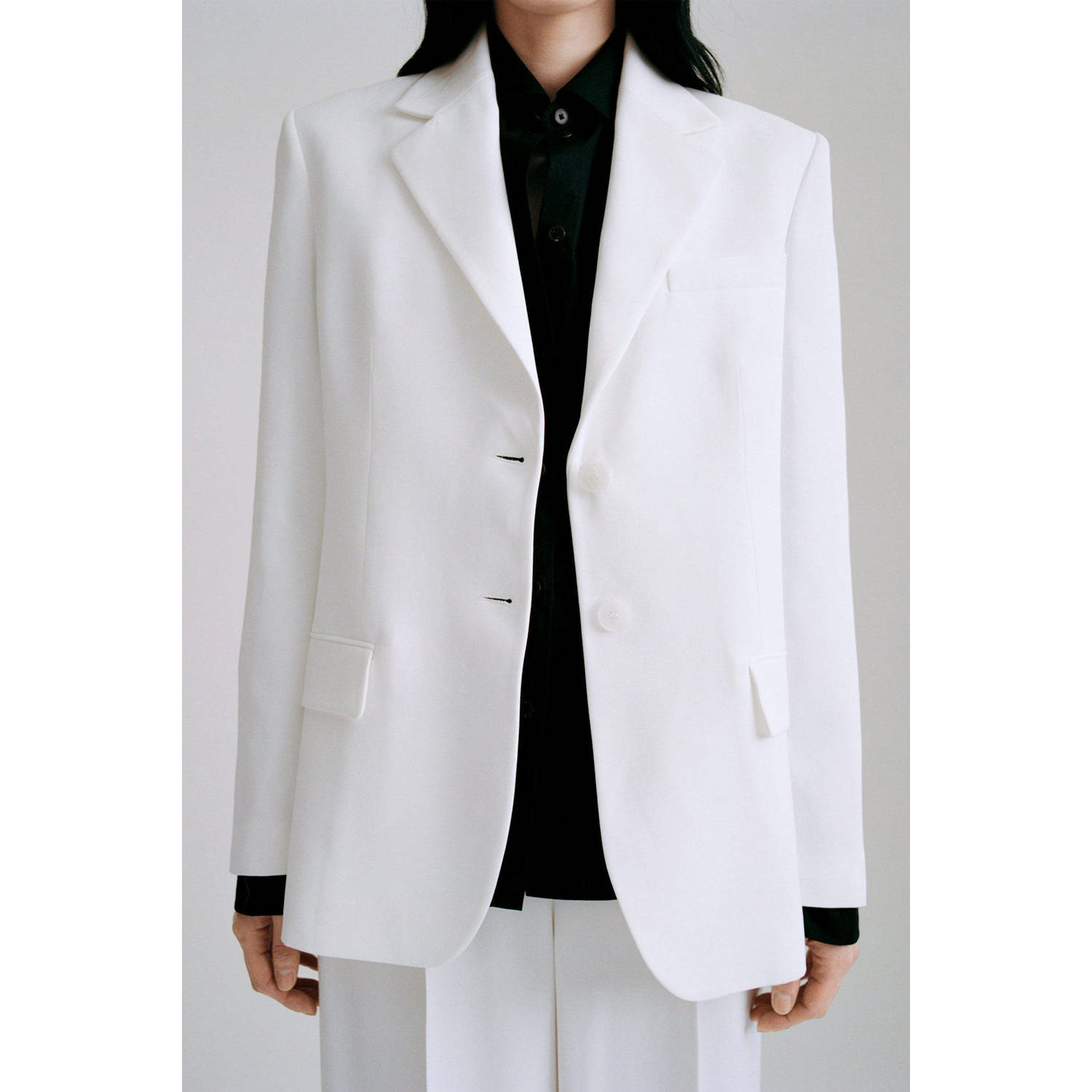 Mango regular blazer wit