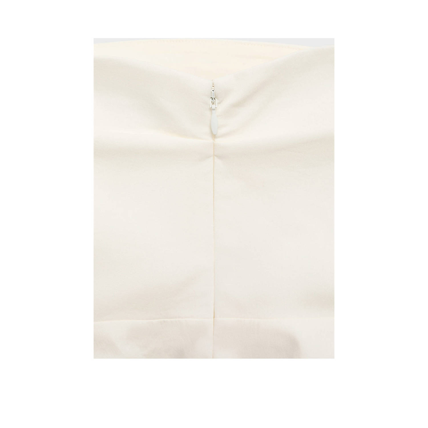 Mango cropped top ecru