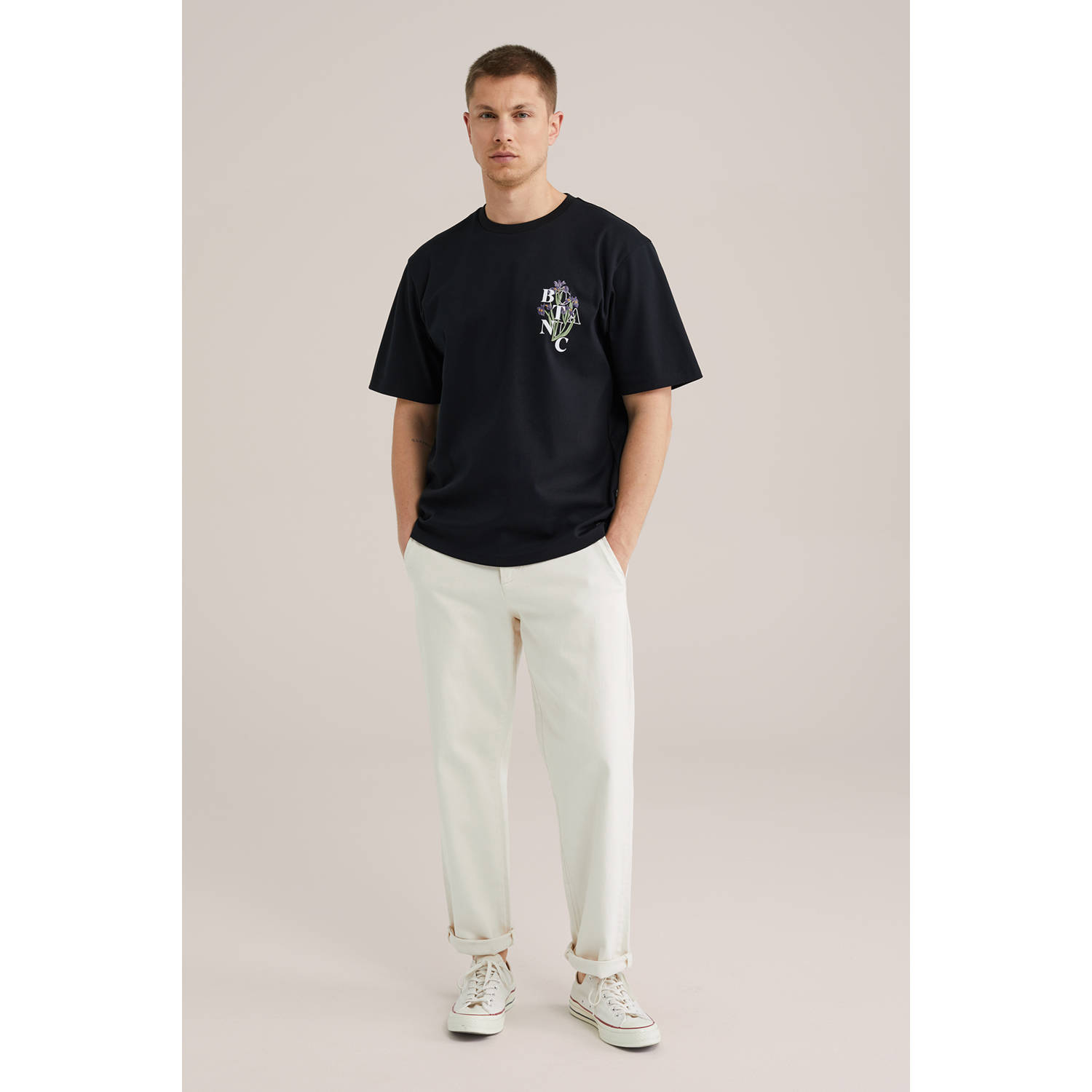 WE Fashion T-shirt zwart