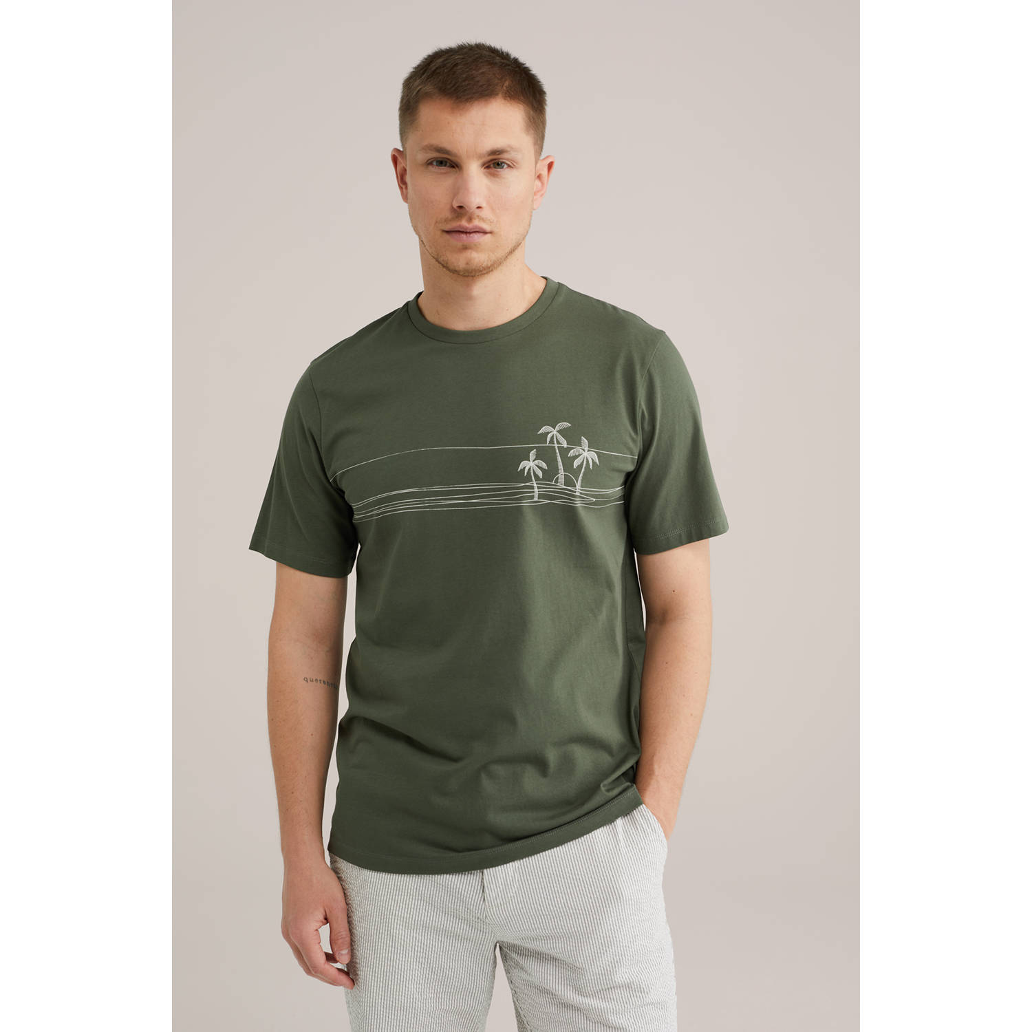 WE Fashion T-shirt groen