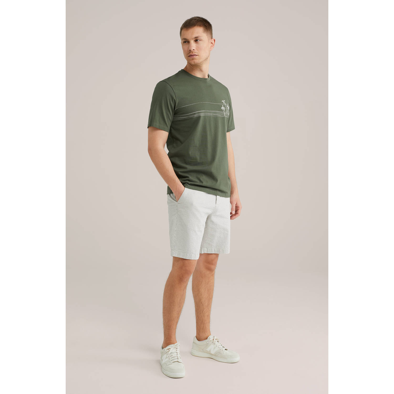 WE Fashion T-shirt groen