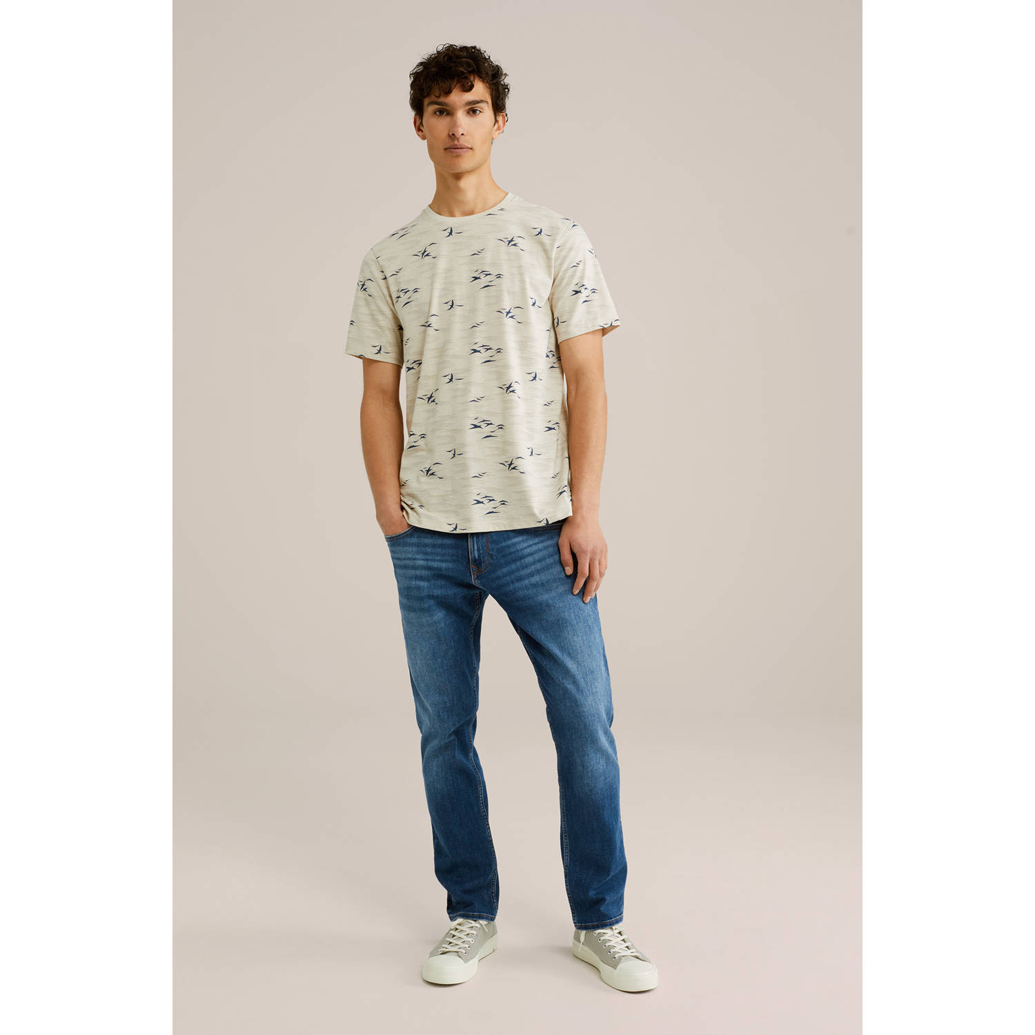 WE Fashion T-shirt beige