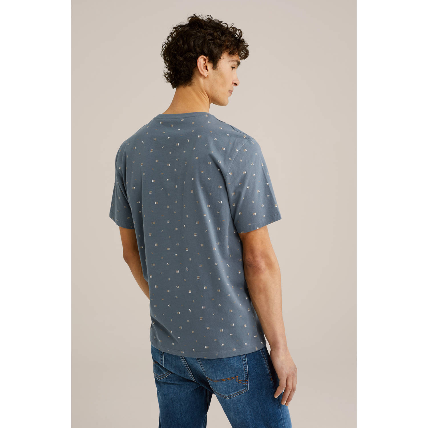 WE Fashion T-shirt grijsblauw