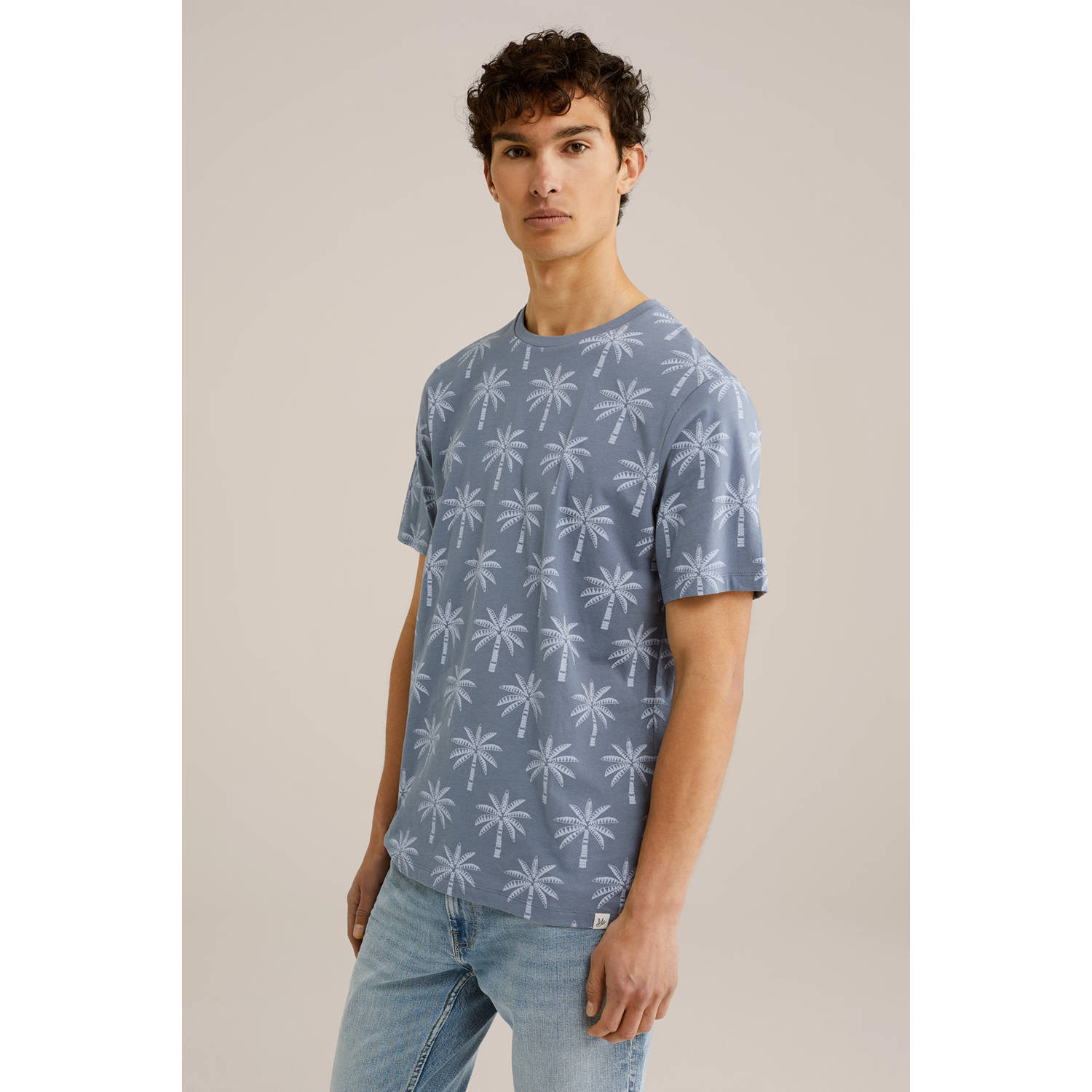 WE Fashion T-shirt grijsblauw