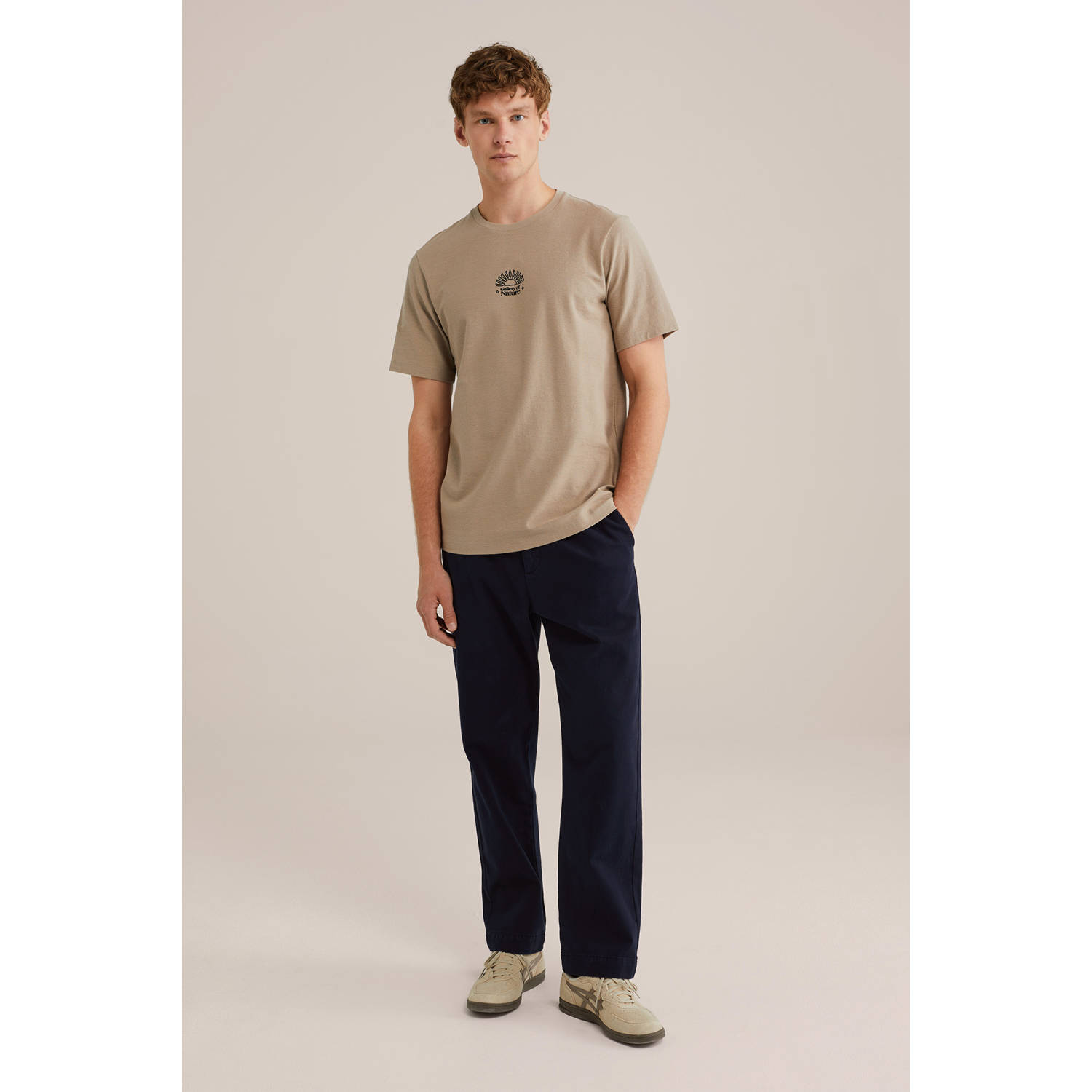 WE Fashion T-shirt lichtbruin