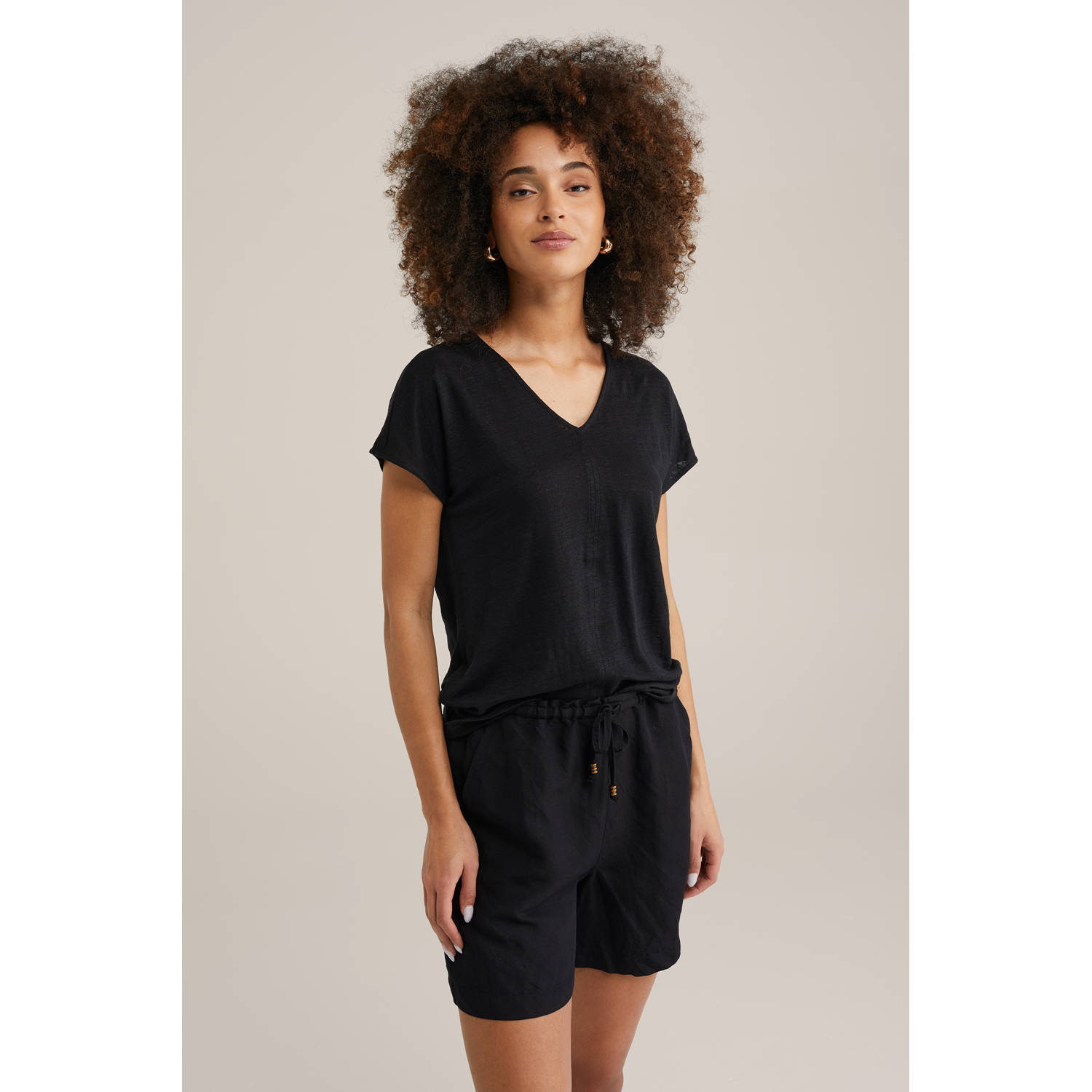 WE Fashion top zwart