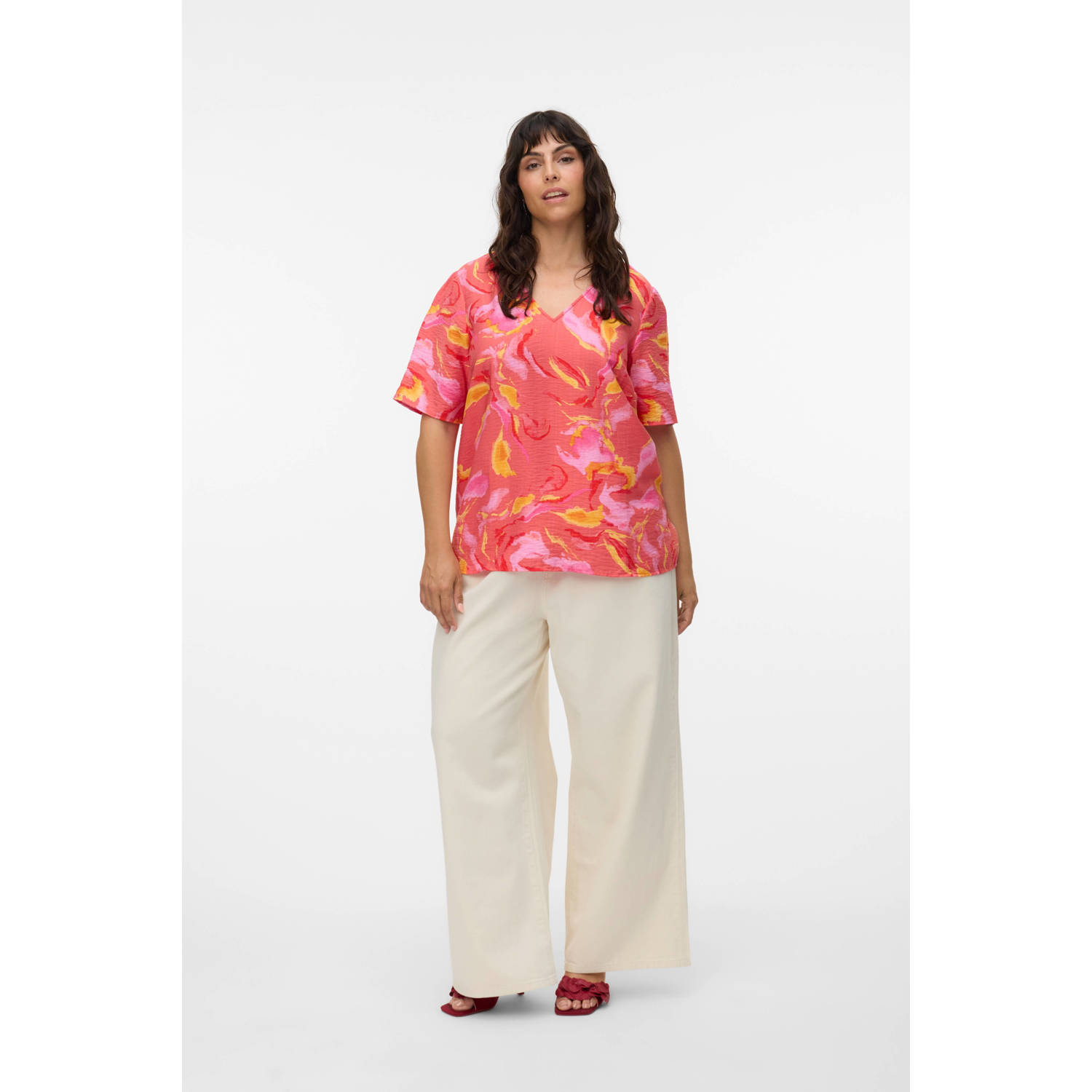 VERO MODA CURVE top rood